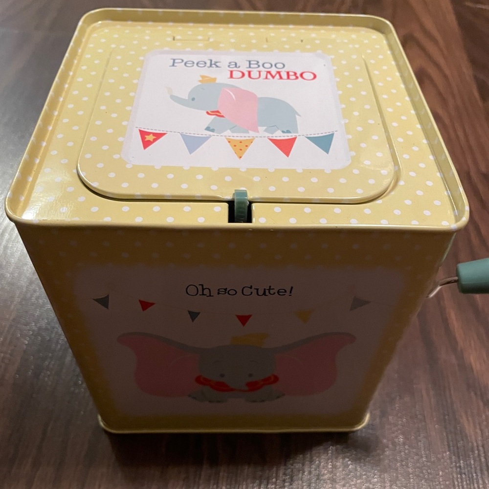 dumbo jack in the box toy